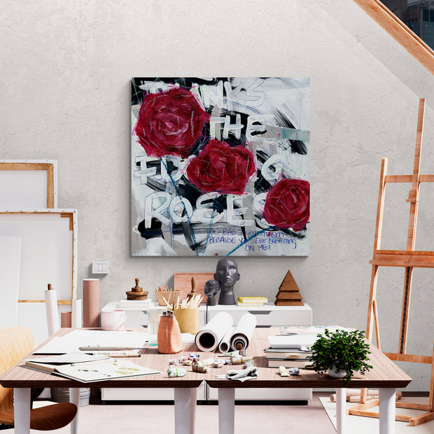 <h1>An artist's studio is a sanctuary where creativity finds its voice.</h1>